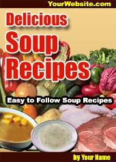Flat Cover - Delicious Soup Recipes